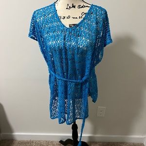 Blue cover up
